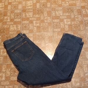 Old Navy Athletic Fit Blue Jeans 34x30 Built In Flex